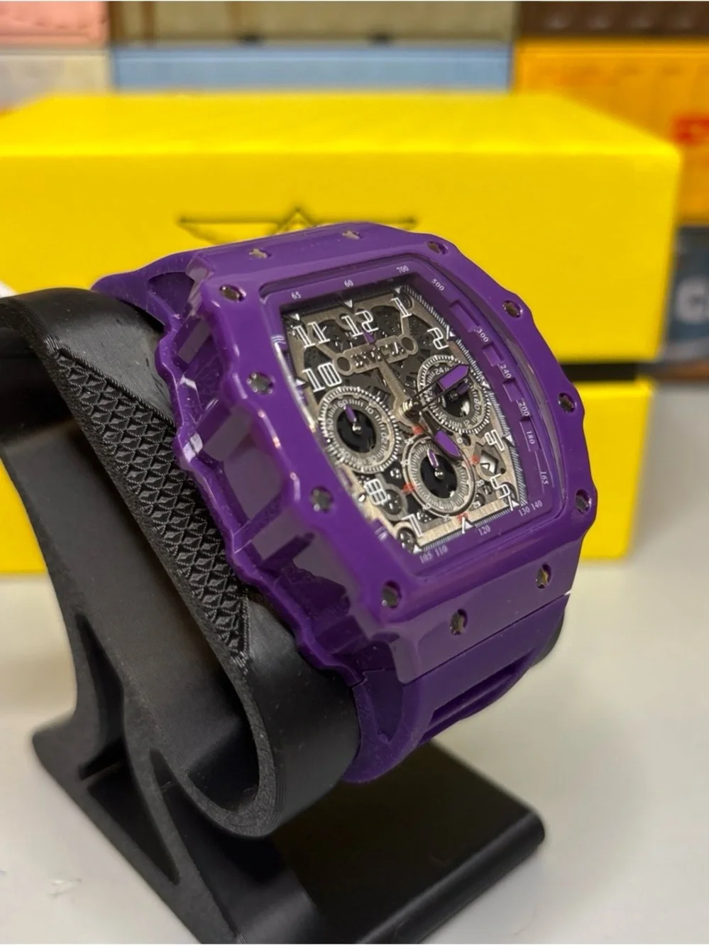 Invicta Racing Nitro Purple Rain Multi-Function Chronograph Watch